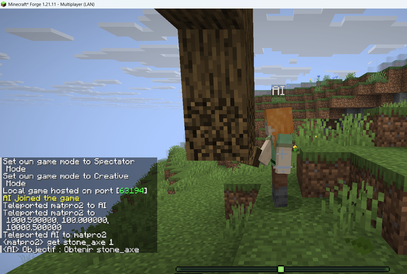 Minecraft bot